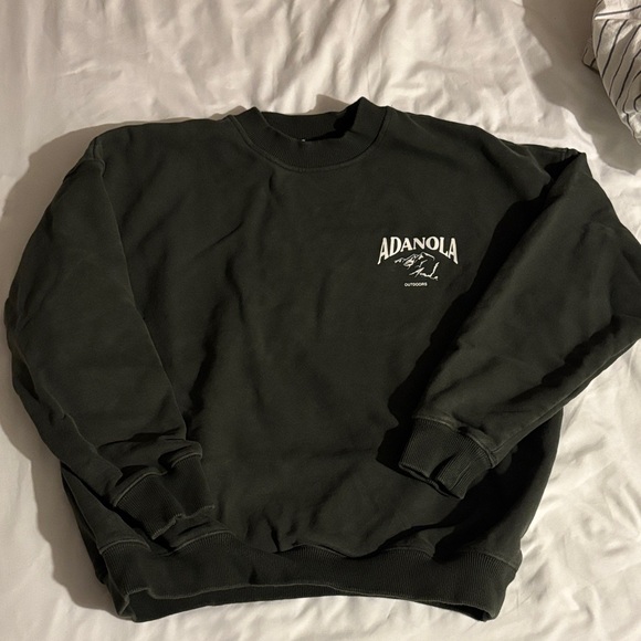 Adanola Dark Green Crewneck - Picture 1 of 5